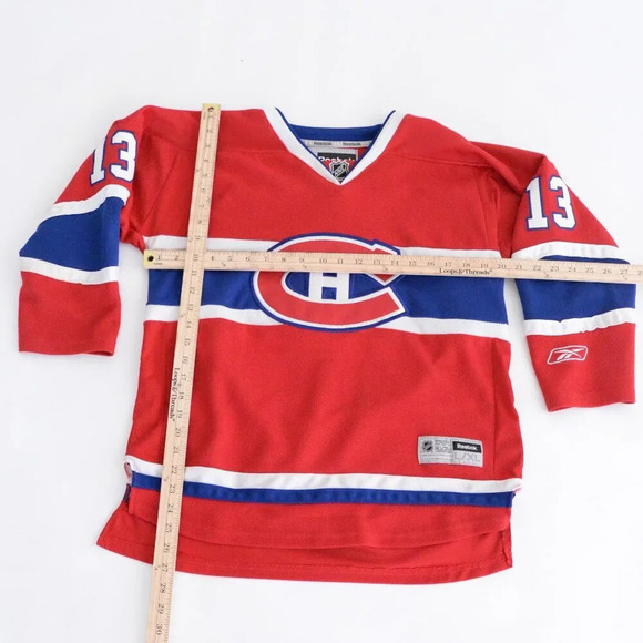 Vintage Reebok Nhl Montreal Canadiens #13 Cammalleri Red And Blue  Home Jersey - Picture 3 of 16